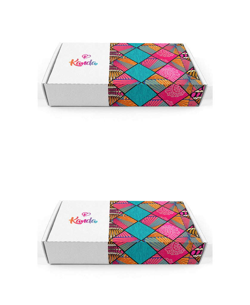 Milk Chocolate + 6 Bars + 2 African Print Boxes